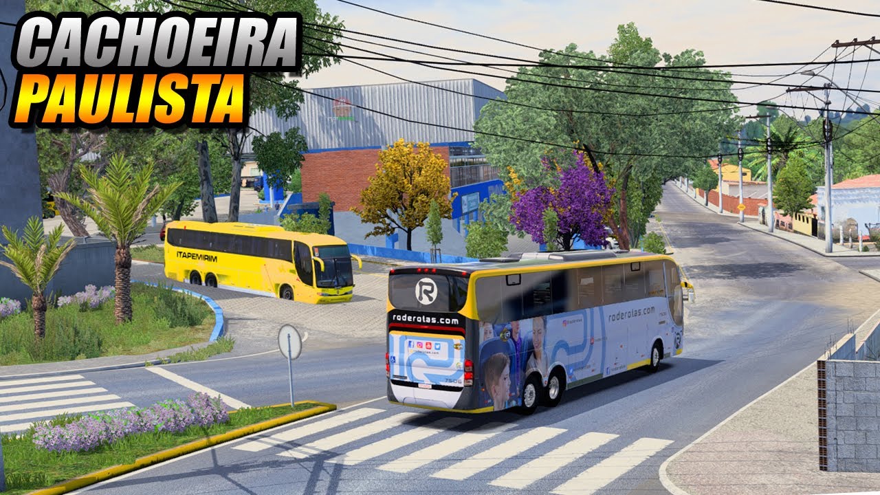 CIDADE REALISTA DE CACHOEIRA PAULISTA NO EURO TRUCK SIMULATOR 2 MOD BUS - G920