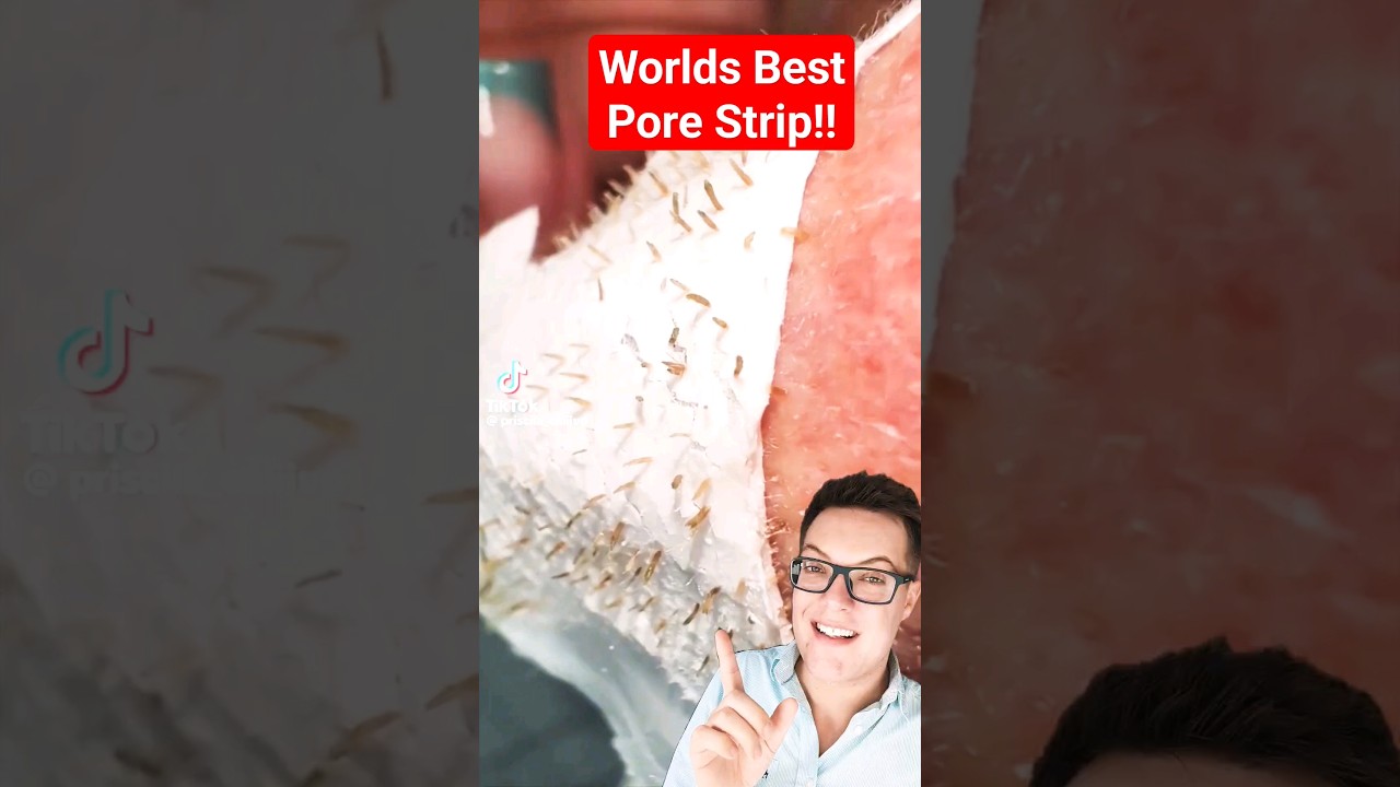 WORLDS BEST PORE STRIP REMOVAL - How Pore Strips Work #shorts