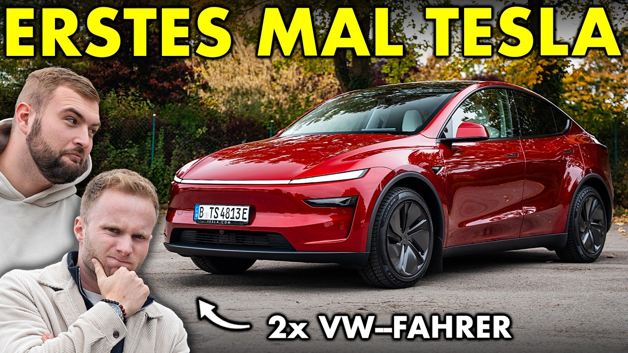 VW-Fahrer REAGIEREN auf TESLA | @maltedrivescars