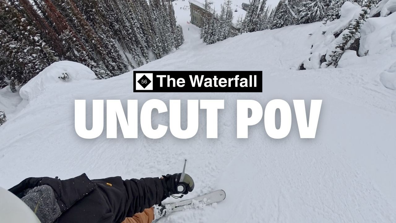 Intermediate Skiers Real Attempt at this Black Run | No Cuts, No Edits