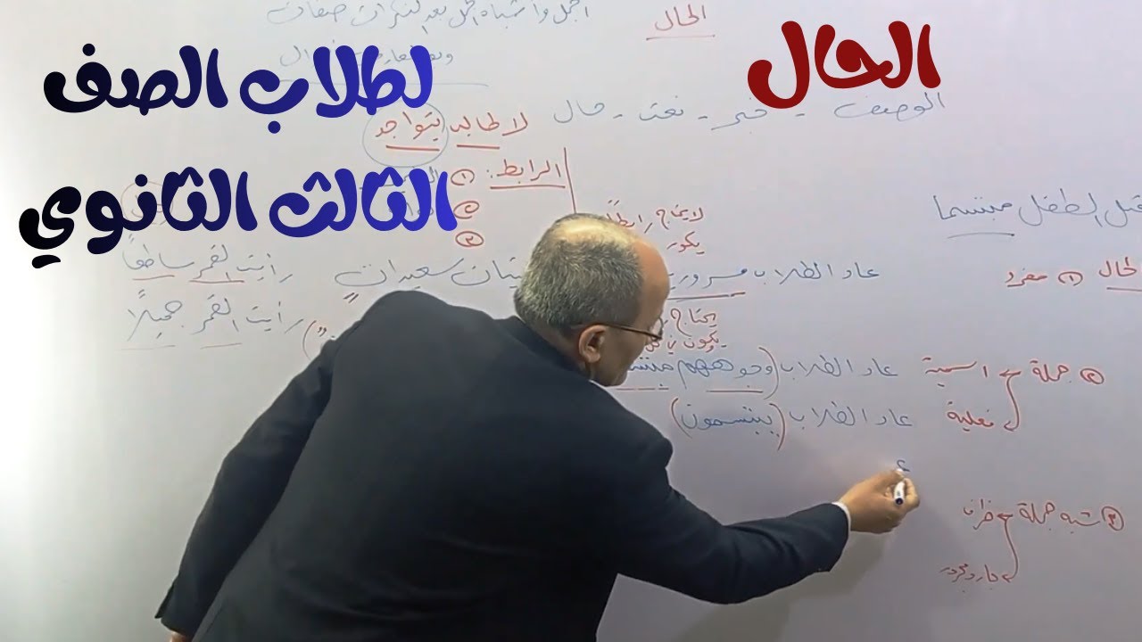 الحال للصف الثالث الثانوي