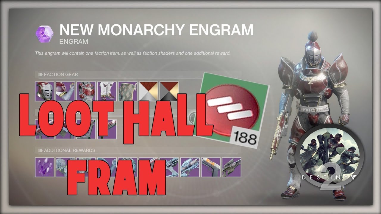 Destiny 2 - Opening New Monarchy Loot / Mega Farm Mode