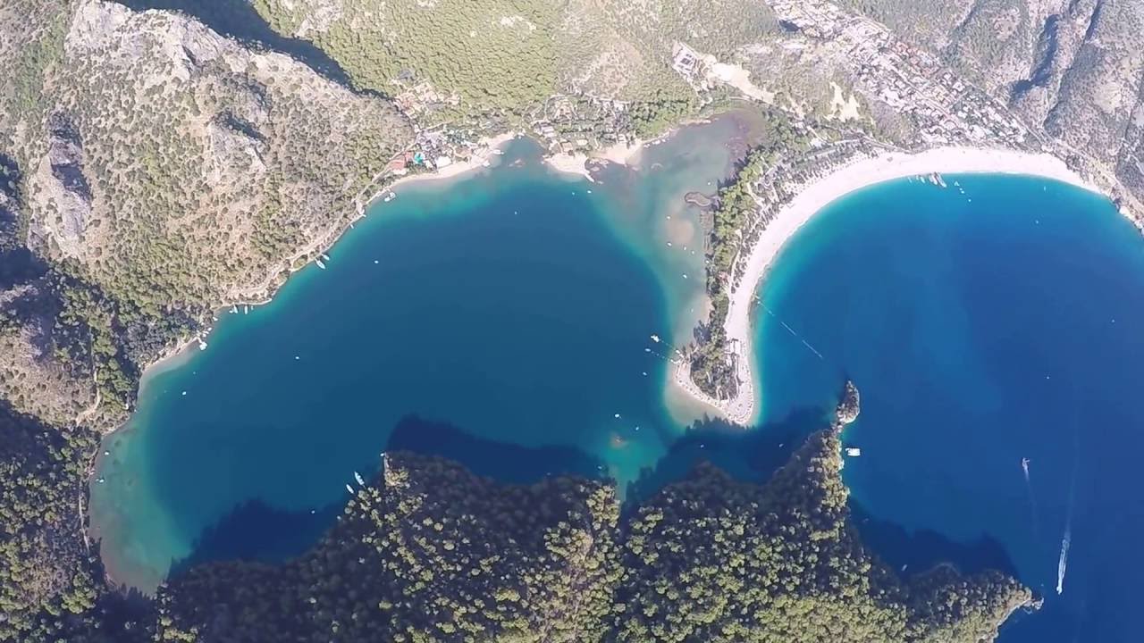 Paragliding over beautiful Oludeniz, Turkey October 2016