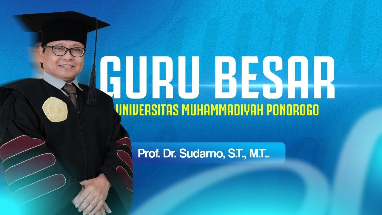 PROFIL GURU BESAR | Prof. Dr. Sudarno, S.T., M.T.