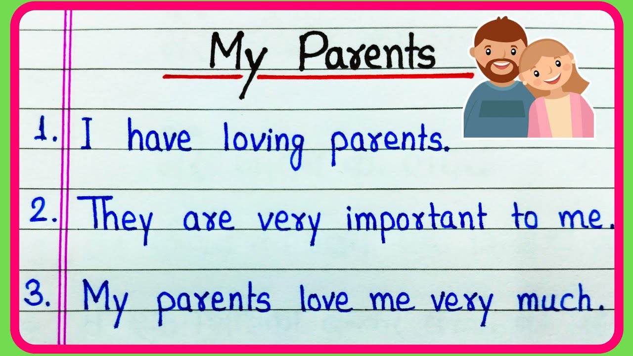 My parents essay in English 10 lines | 10 lines on My parents | Essay on My parents | My parents