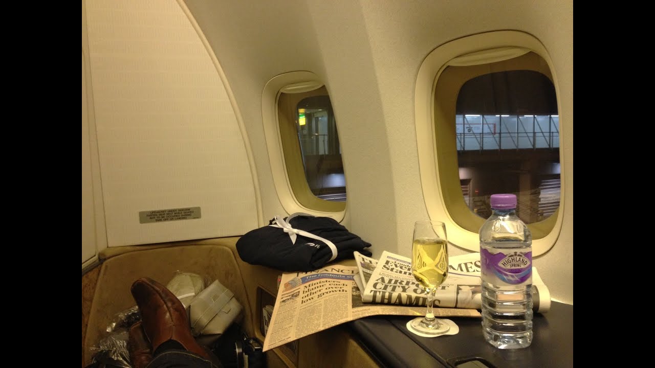 First Class London to Cape Town on British Airways