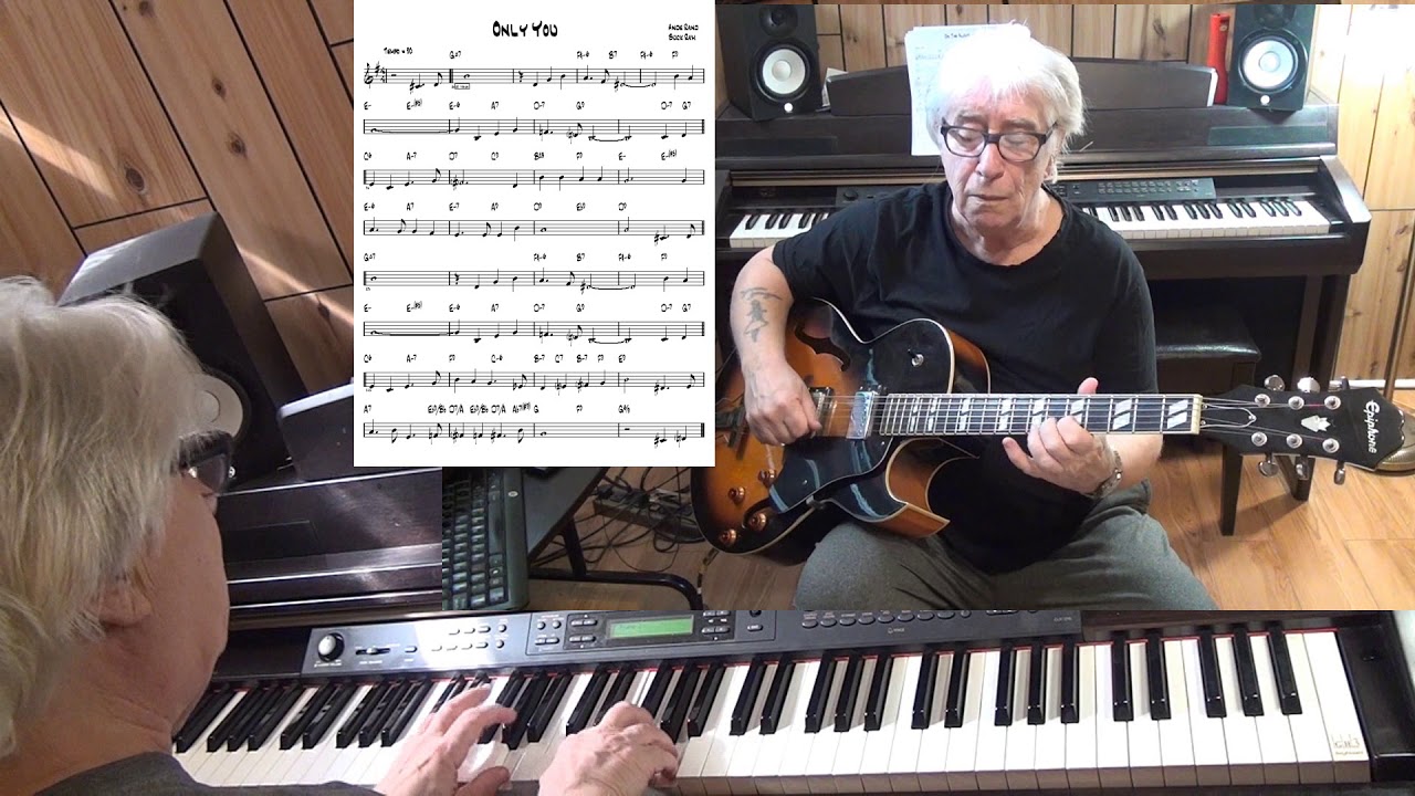Only You - Jazz guitar & piano cover ( Ande Rand & Buck Ram )