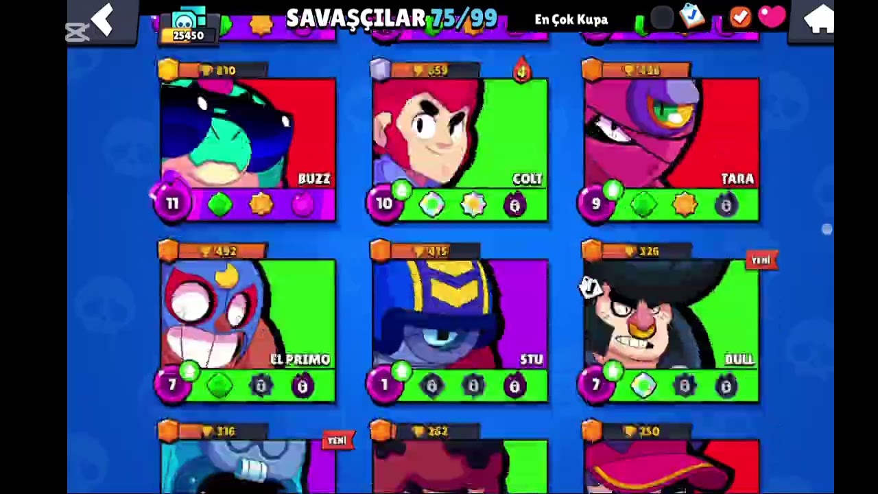 Brawl stars hesabımı tanıttım ( arkadaşlarım istedi ) ♤