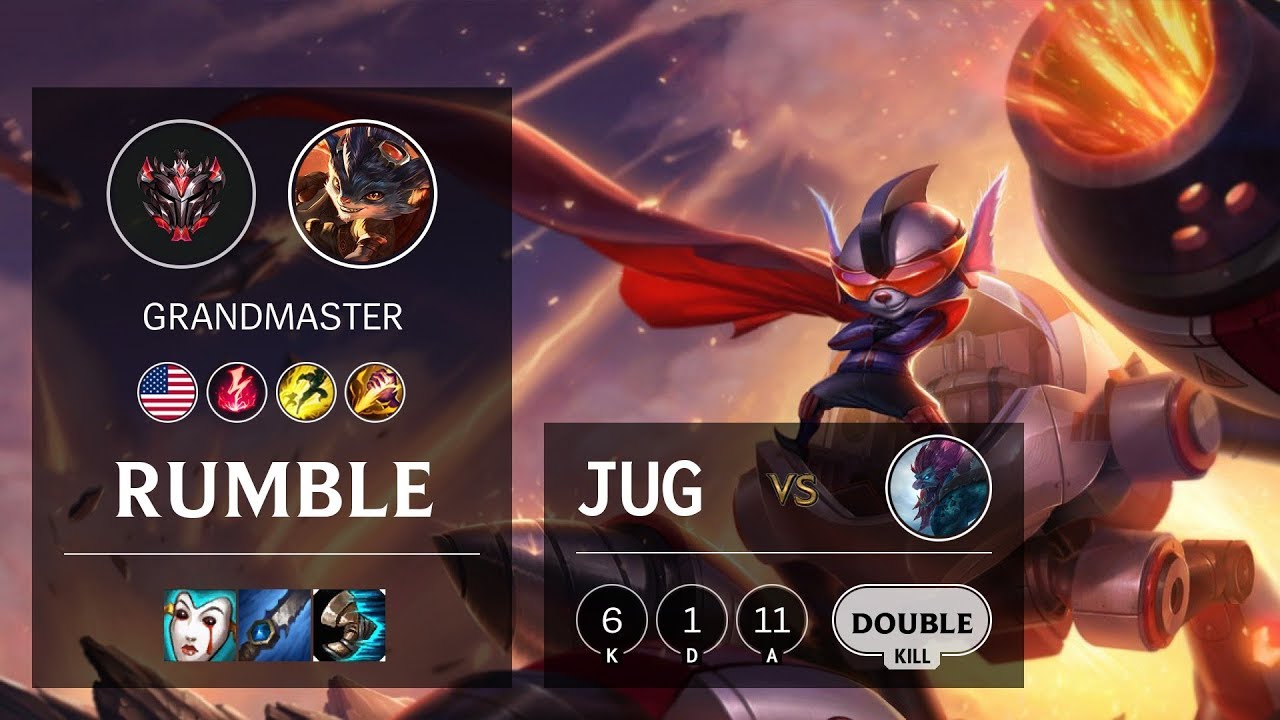 Rumble Jungle vs Trundle - NA Grandmaster Patch 10.12