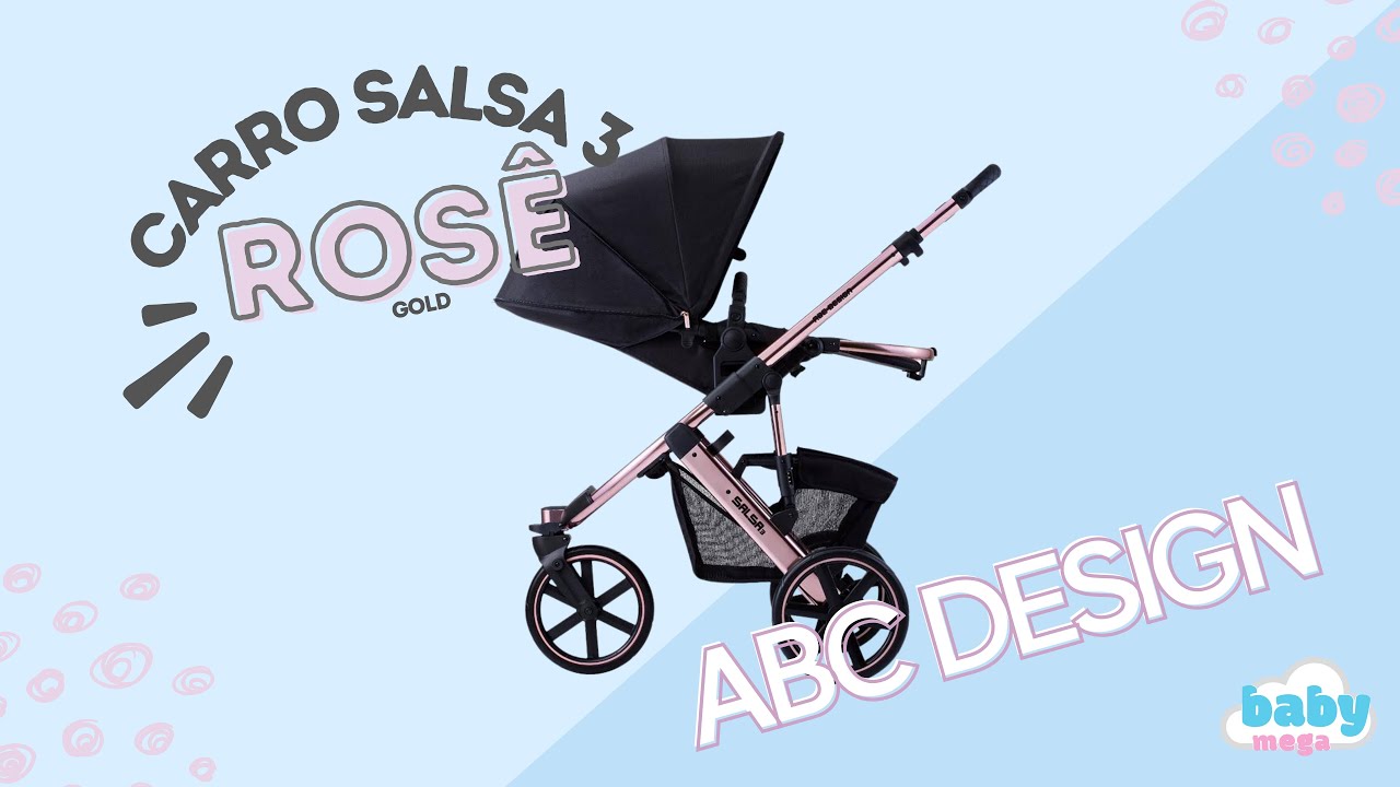 Carrinho Salsa 3 Rose Gold - ABC Design