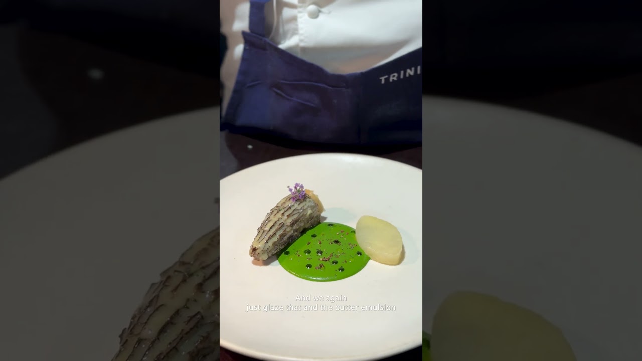 Cornish Monkfish Foresti&egrave;re, Turnip and Smoked Eel  #cooking #fish #michelin
