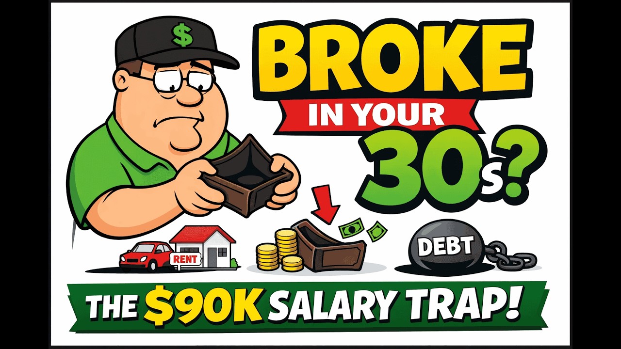 Why Smart Professionals Stay Broke in Their 30s | The $90K Salary Trap in America & Europe
