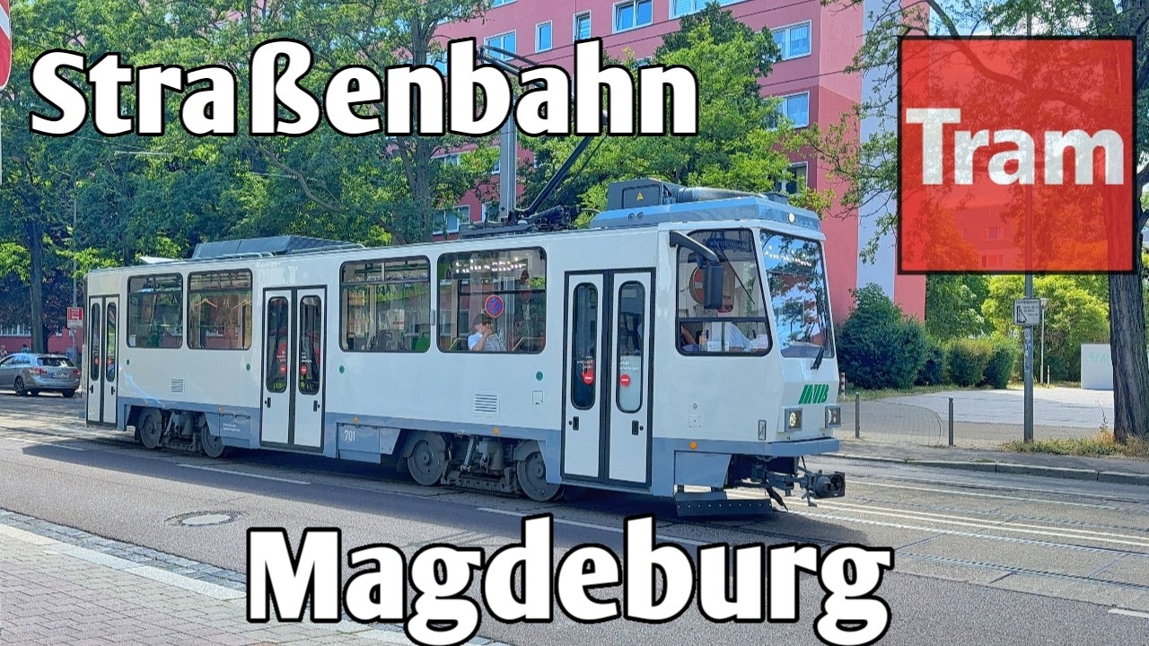 Tram Magdeburg - Straßenbahn Magdeburg - Fahrschule & NGT10 2025 | MVB 2025