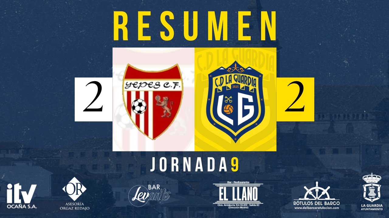 RESUMEN JORNADA 9 | YEPES FS - CD LA GUARDIA