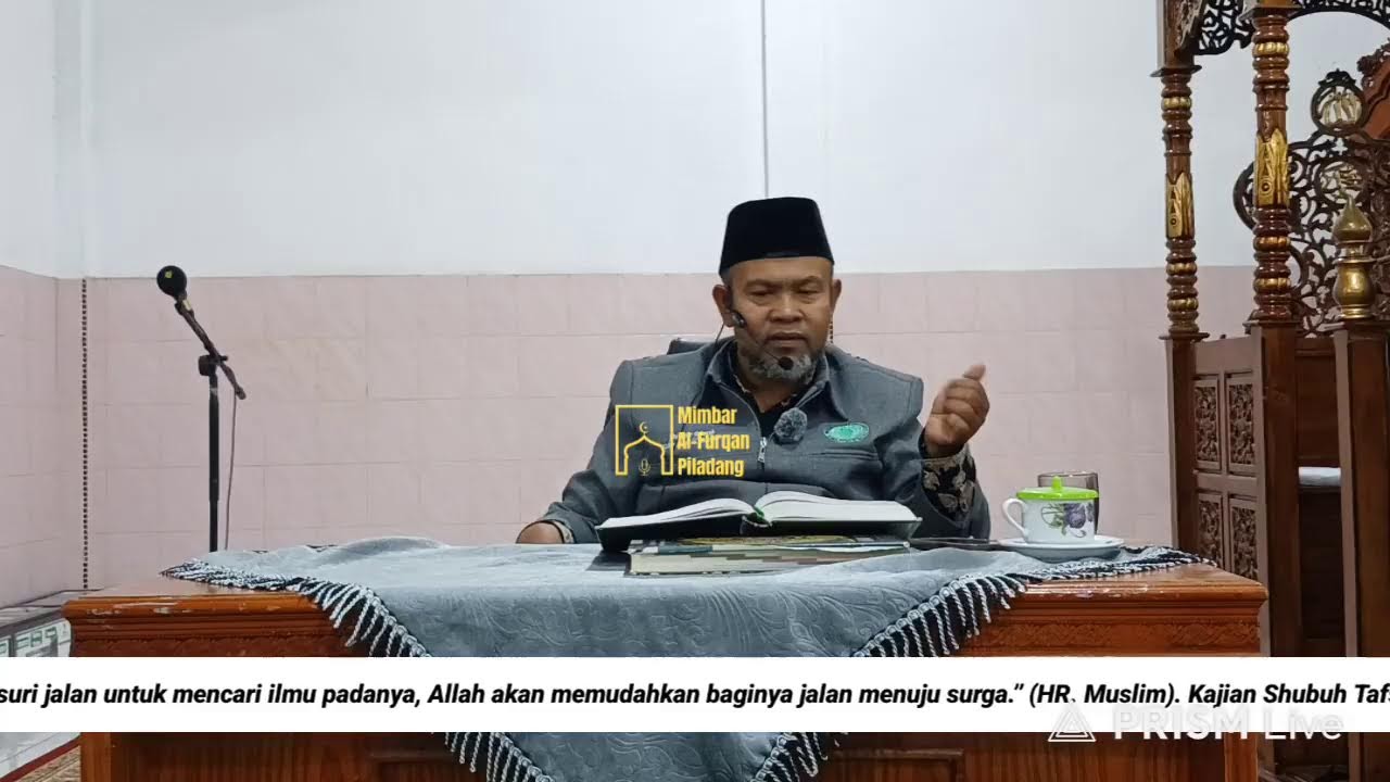 Kajian Tafsir Al Qur'an Kitab Ibnu Katsir bersama Ustadz Bujang.M.MHi