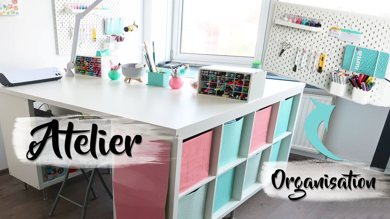 IKEA - Comment créer un coin ATELIER ? SCRAPROOM - Ikea Hacks