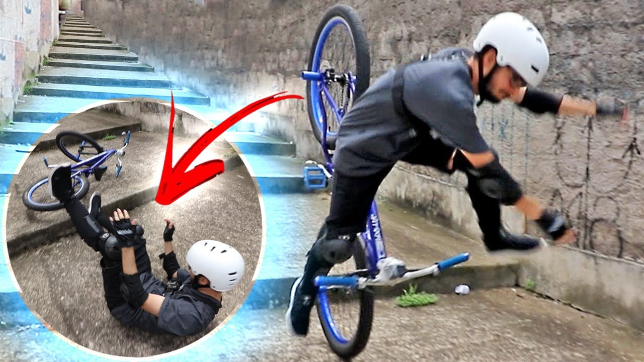 DESAFIO DO RL DE BIKE DESCENDO A ESCADA