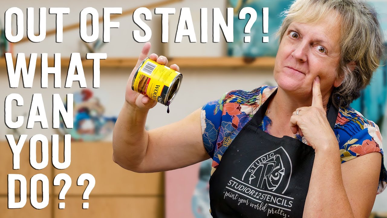 How to Make Fake Stain out of Acrylic Paint | Color Wash Tips