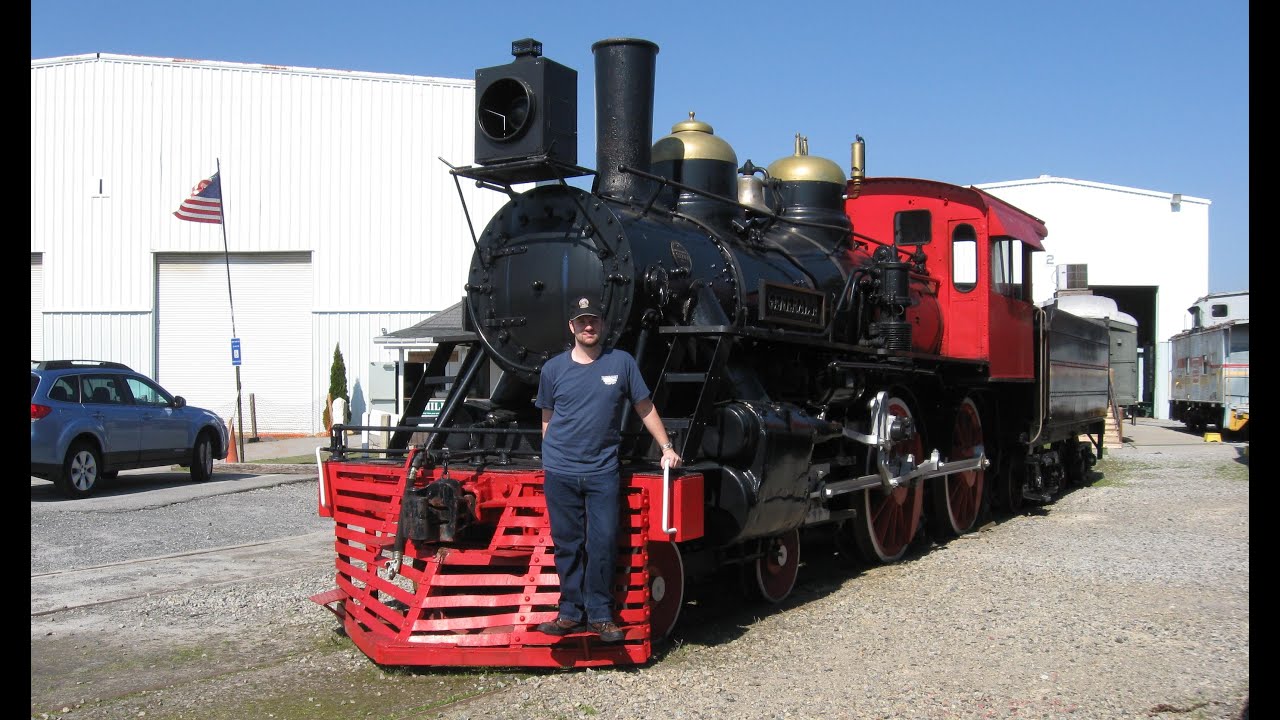 Static display steam locomotives in Georgia