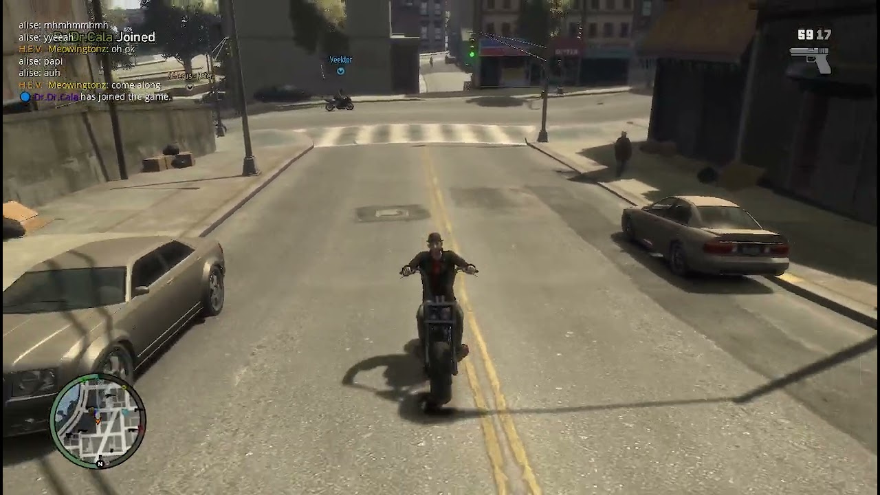 GTAIV LC Biker Gang Goes Wild