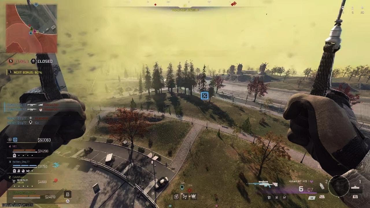 Call of Duty blind shot