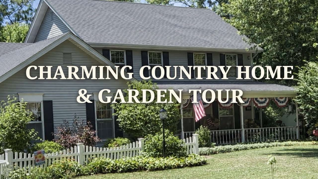 STEP INSIDE THIS PRIMITIVE COUNTRY HOME & GARDEN TOUR - RUSTIC, PRIM & ANTIQUE DECOR - Jane's Home