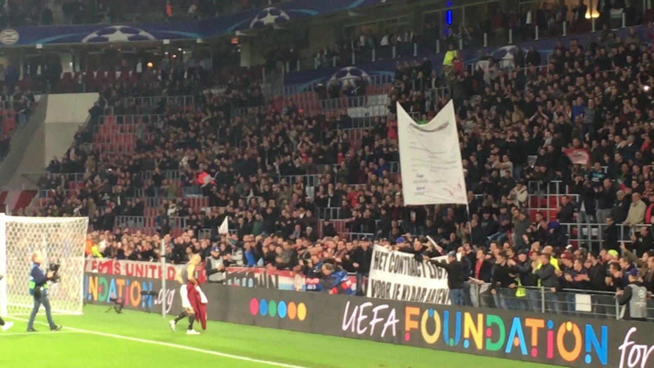 Arjen Robben terug in het Philips Stadion : PSV-Bayern München : 1/11/2016