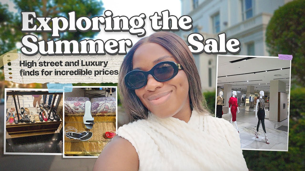What to Buy in the Summer Sales | Massimo Dutti & Harrods Shopping Vlog + Haul