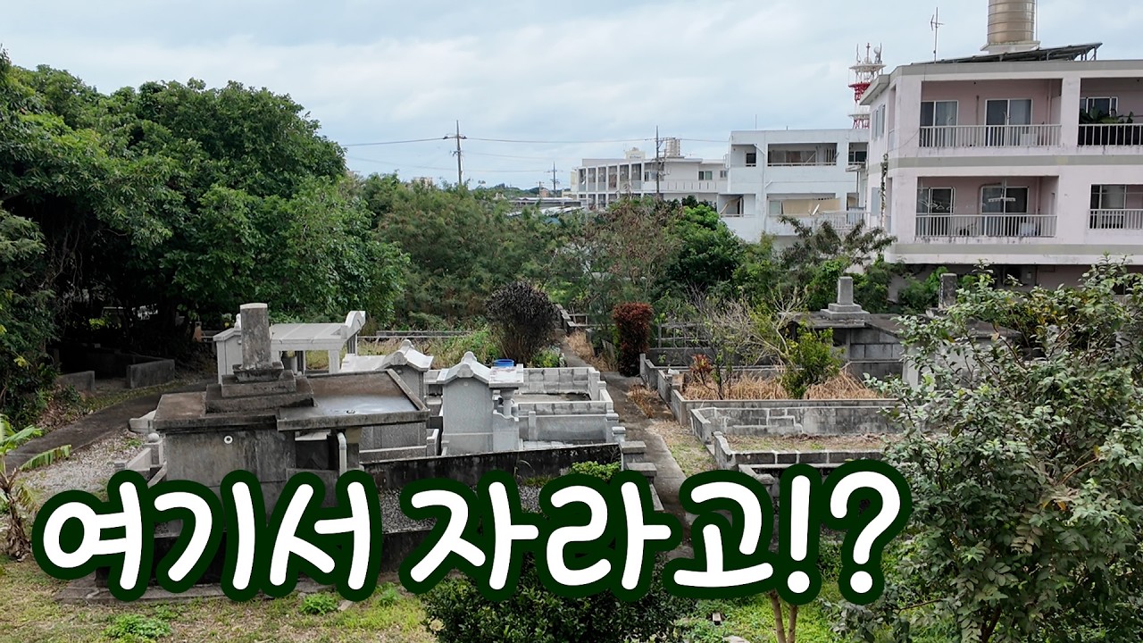 숙소 앞이 공동묘지였습니다...［일본 이시가키1］