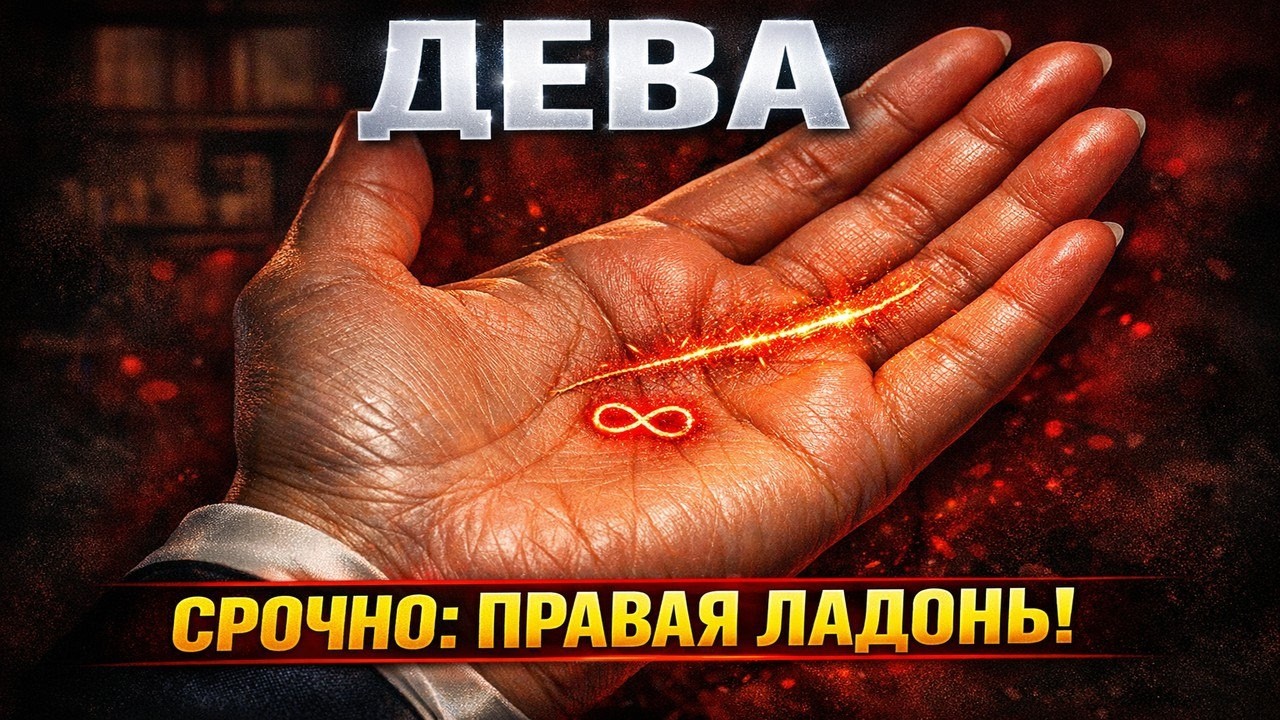 ДЕВА, ЭТОТ ЗНАК ПОЯВИЛСЯ ВЧЕРА! 🔥 ПОСМОТРИТЕ НА ПРАВУЮ ЛАДОНЬ (ПРЕДУПРЕЖДЕНИЕ)
