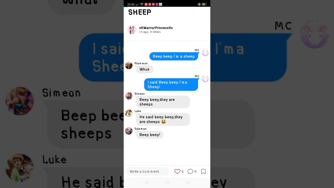 (READ DESCRIPTION) Beep beep,Ima Sheep||Obey Me! lyric prank||Rushed||