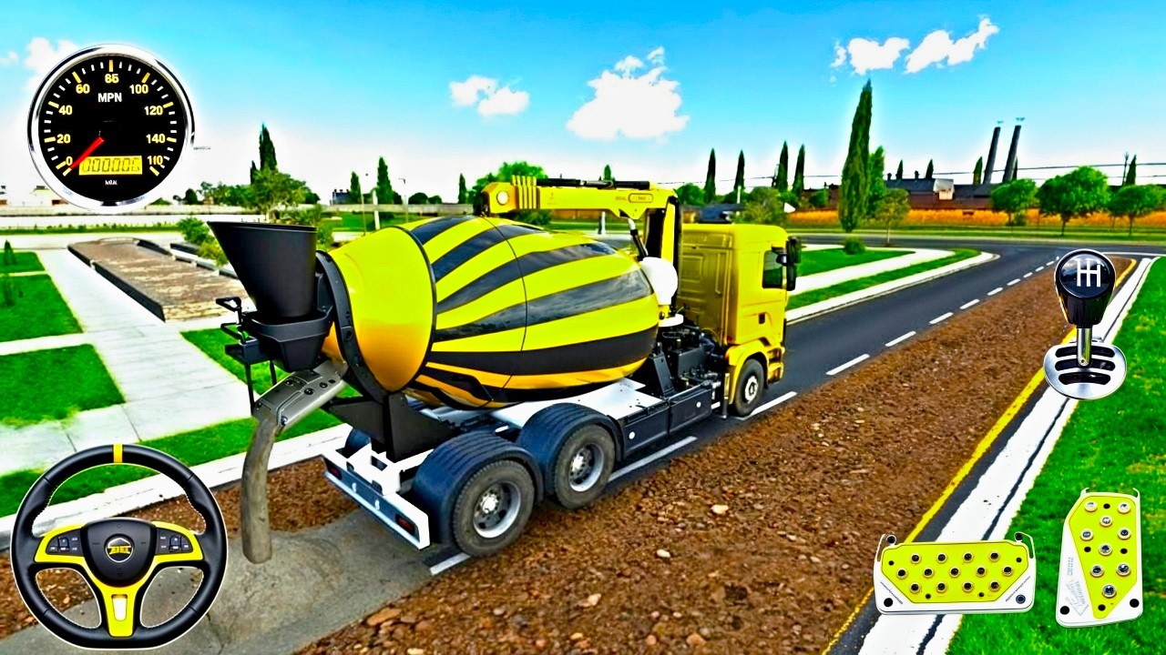 👷City Road Construction Simulator 3D 🚧 | Heavy Excavator & Truck - Android Gameplay