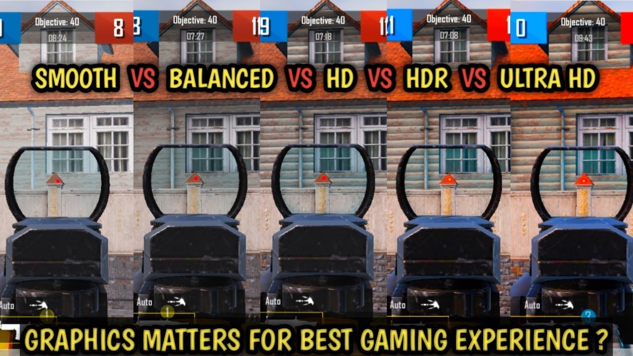 Smooth Vs Balanced Vs HD Vs HDR Vs Ultra HD GRAPHICS | PUBG | BGMI | GRAPHICS MATTERS FOR GAMING?