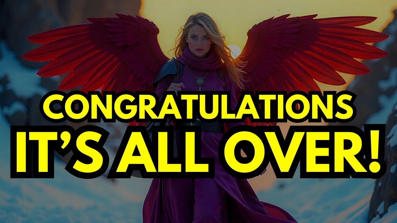 CHOSEN ONES: CONGRATULATIONS, IT'S DONE!YOU WILL NEVER HAVE TO GO THROUGH THAT AGAIN