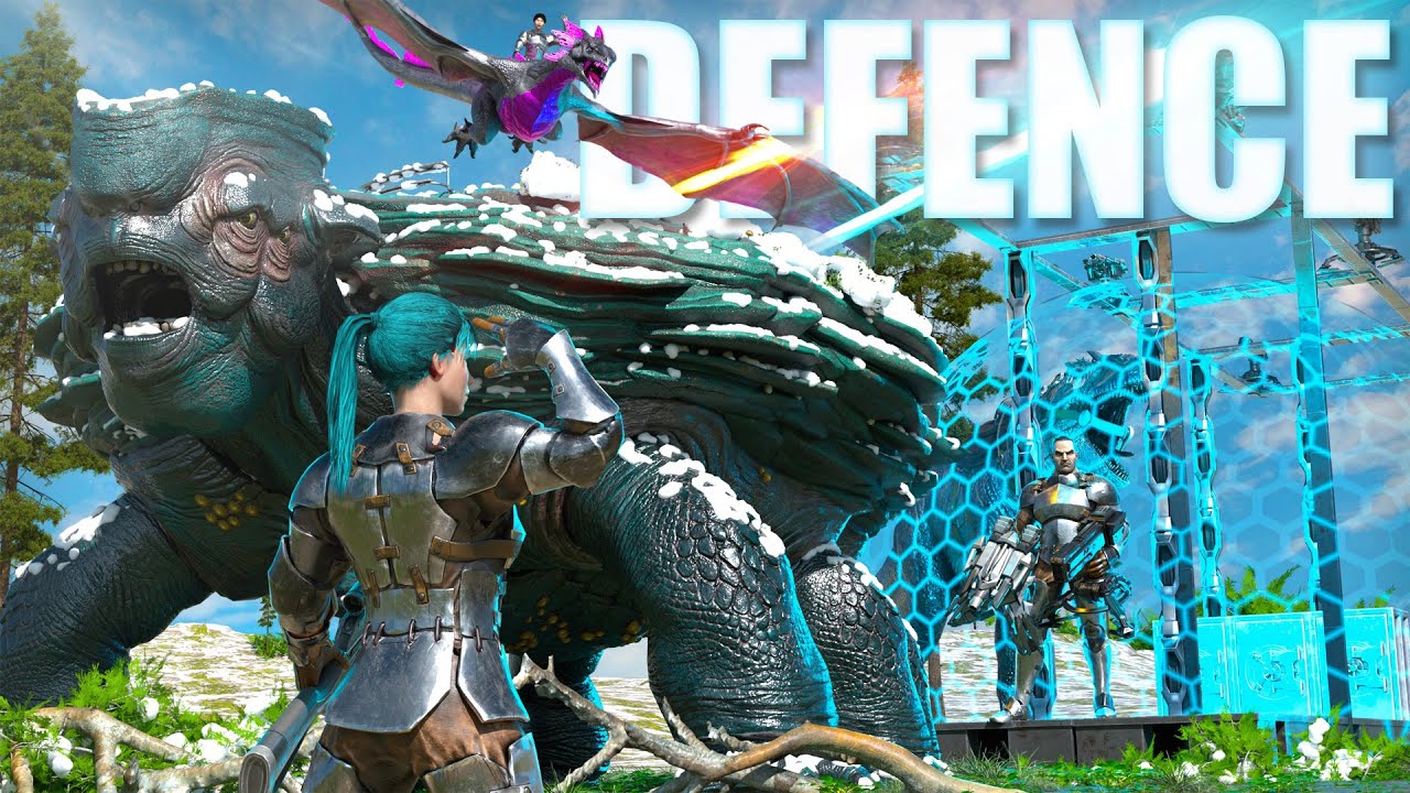 How A 90,000 Hour Tribe Defend an INSANE ICE CAVE at 4AM! ARK PvP