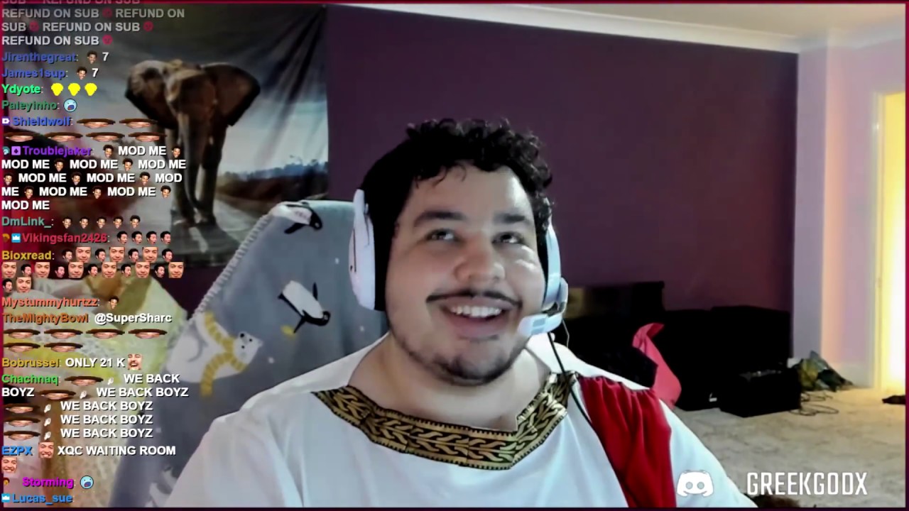 GreekGodx First Stream Back