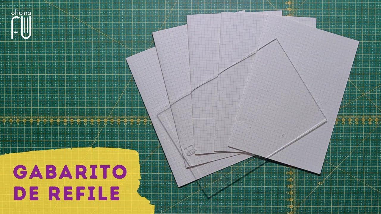 Gabarito de Refile A5 para Encadernação