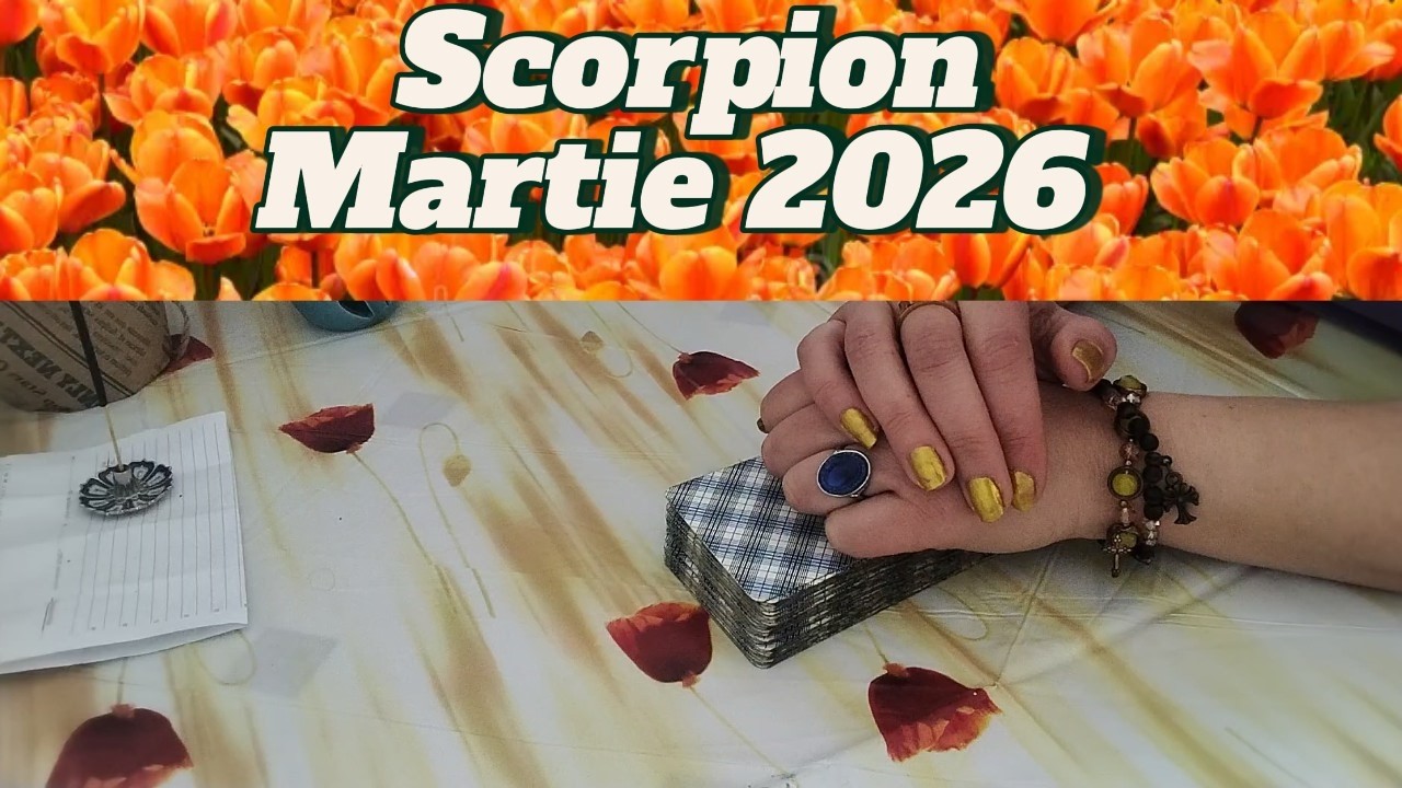 Scorpion Martie 2026   Este momentul sa iesi la suprafata ..🫵💯😇