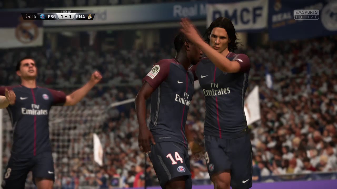 FIFA 18 DEMO (PSG vs real madrid)