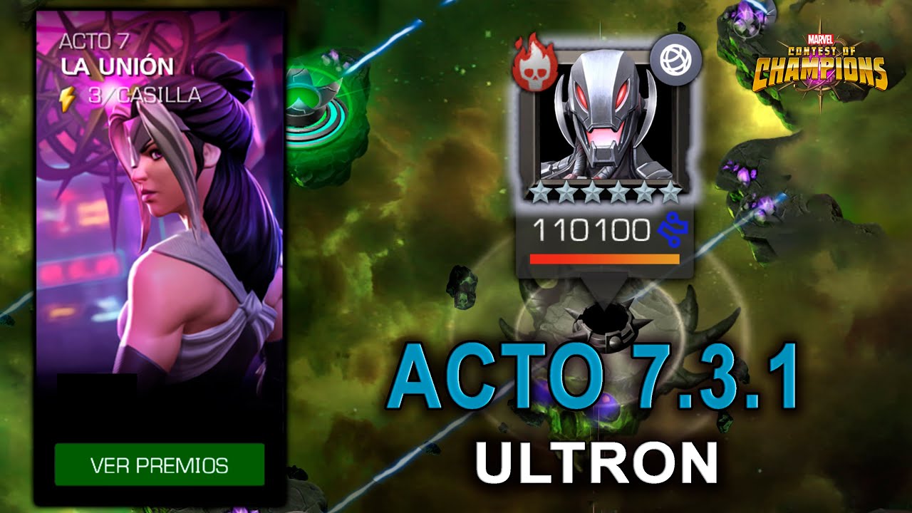 Ultron ACTO 7.3.1 | Cómo Derrotar a Ultron | Mejores Counters | MCOC Vídeo 730