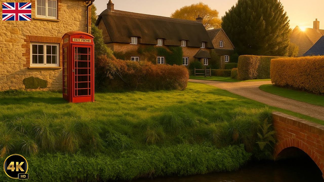 Hidden English Villages After the Rain at Sunrise (Unreal Beauty)