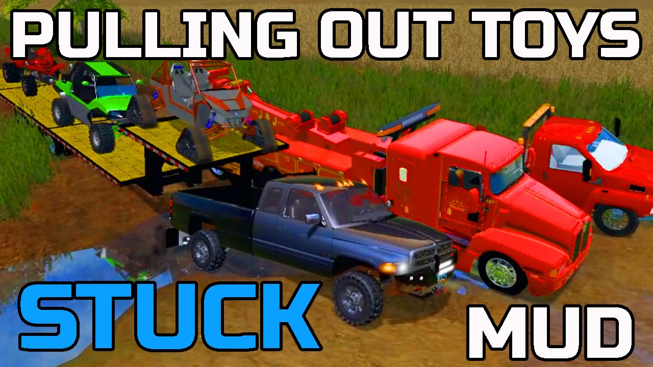 FARMING SIMULATOR 2015 | TOWING TOYS OUT OF THE MUD | WRECKING CREW