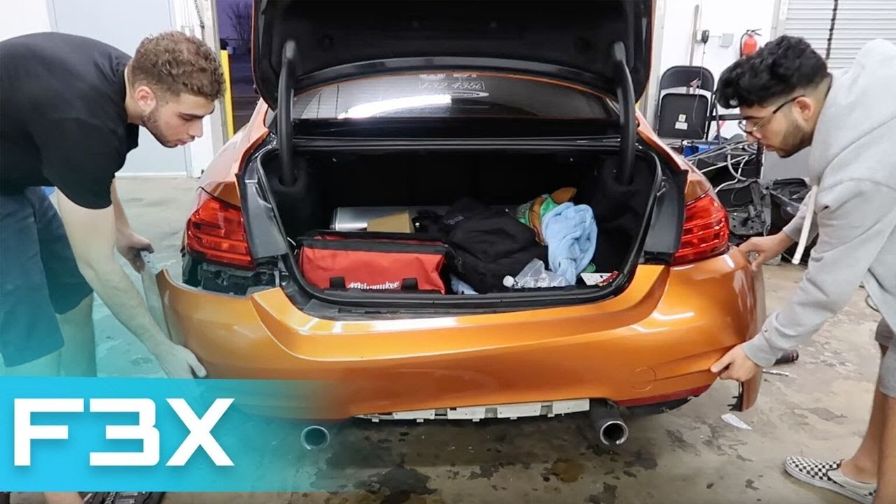 How To Remove rear Bumper on BMW! (F30,F31,F32,F33,F80,F82)