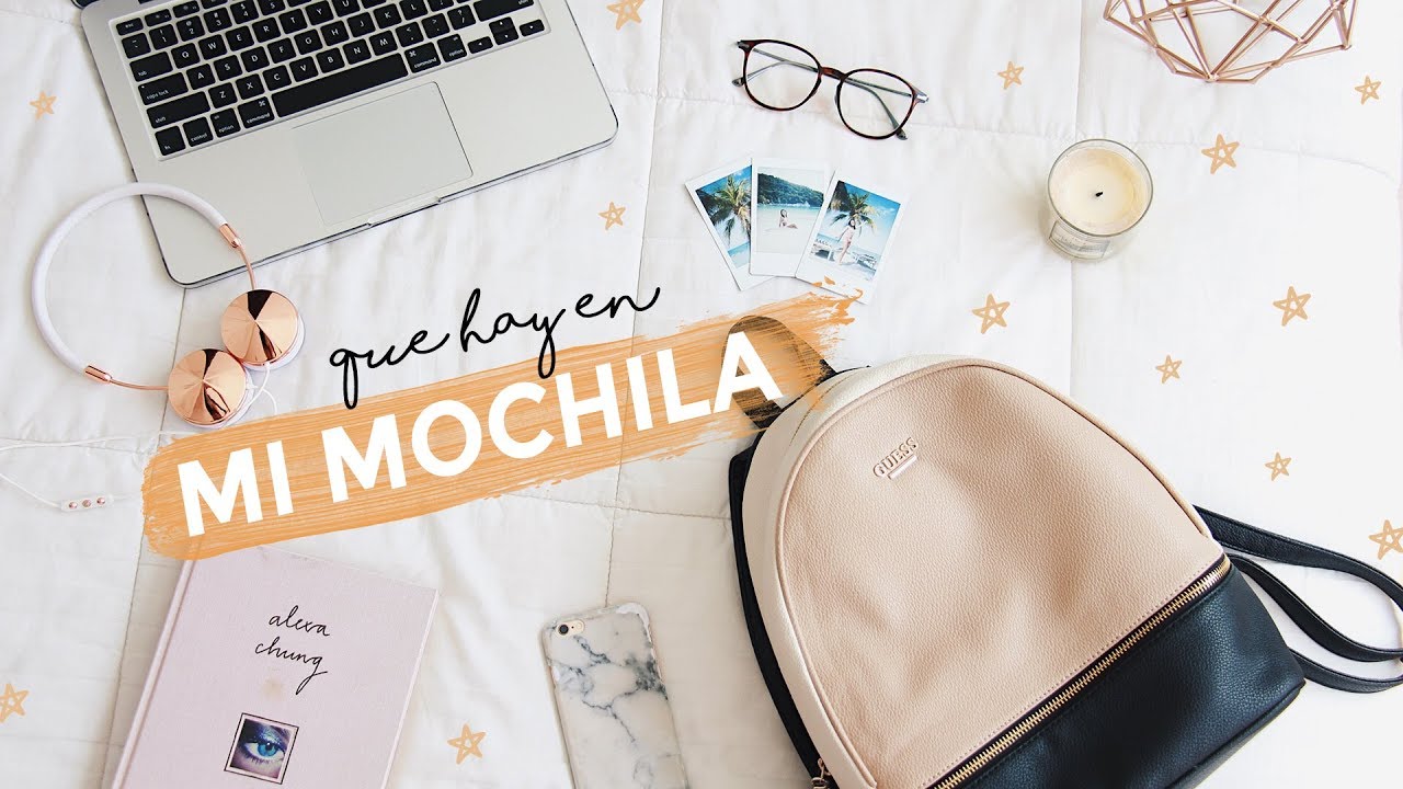 QUÉ HAY EN MI MOCHILA: Mis Esenciales para la Universidad | Cristina