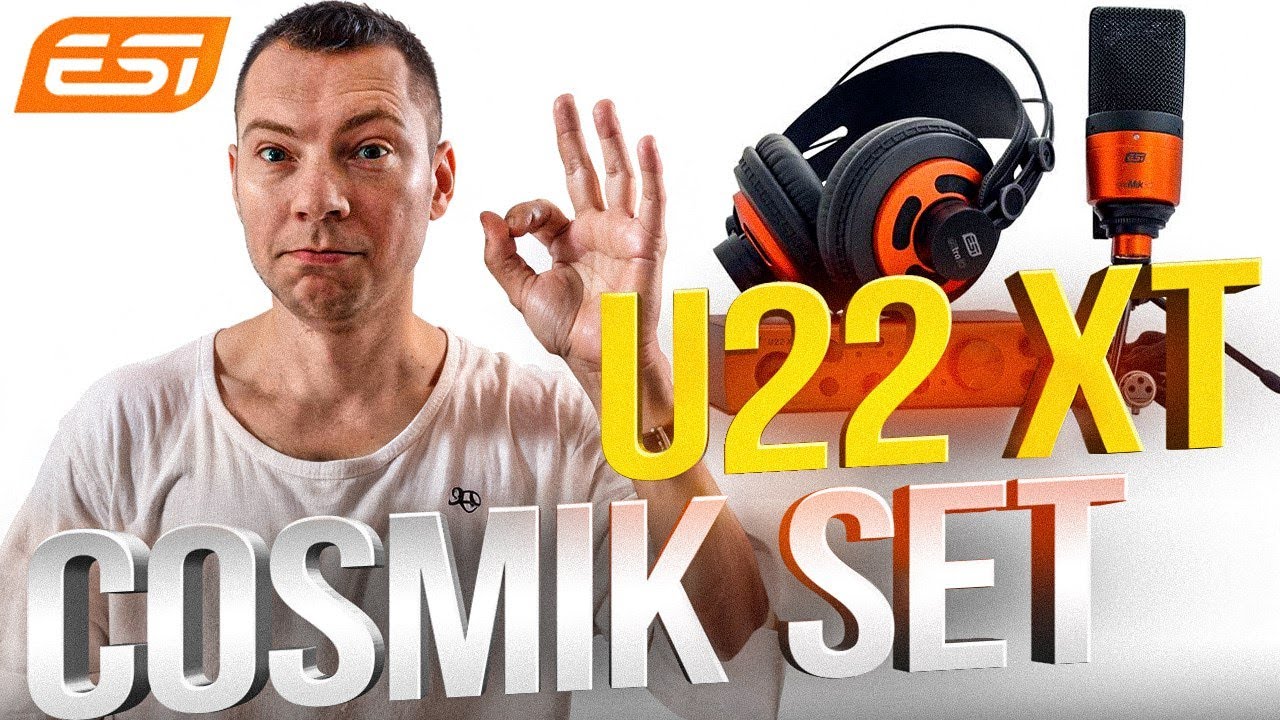 Набор для студии: карта, микрофон, наушники ESI U22 XT cosMik