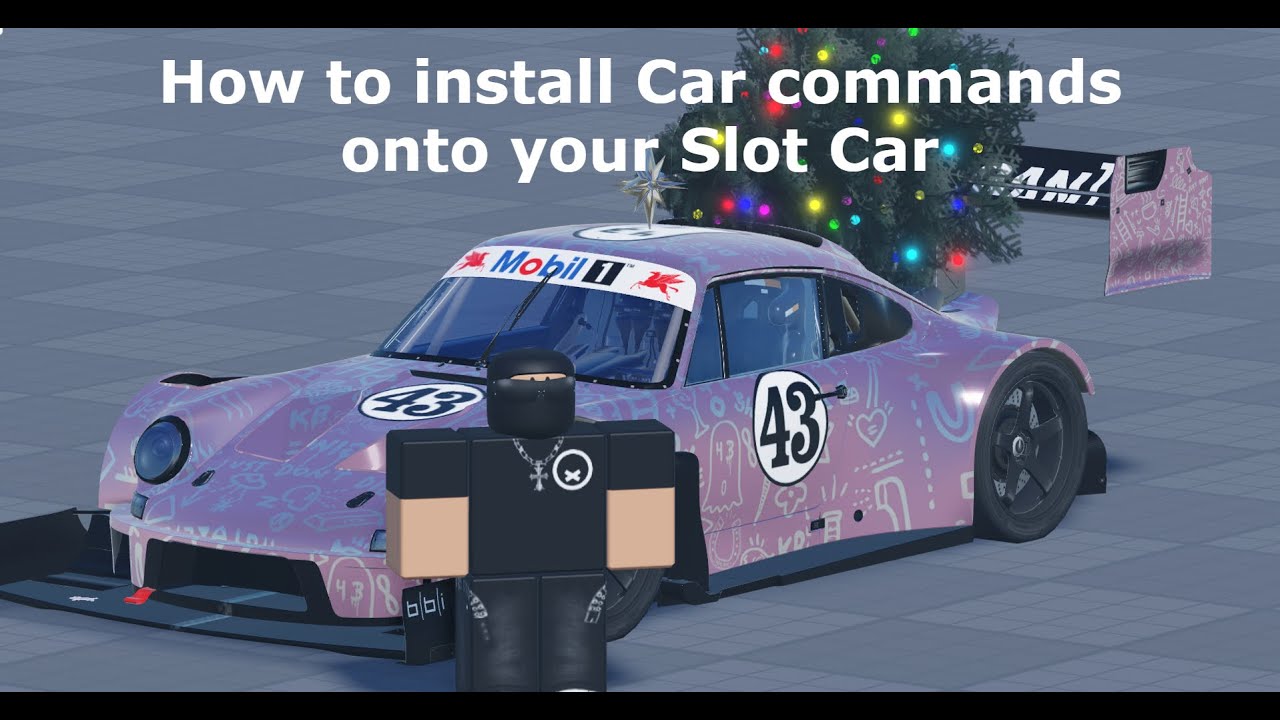 How to install Car commands onto your Slot Car in Roblox