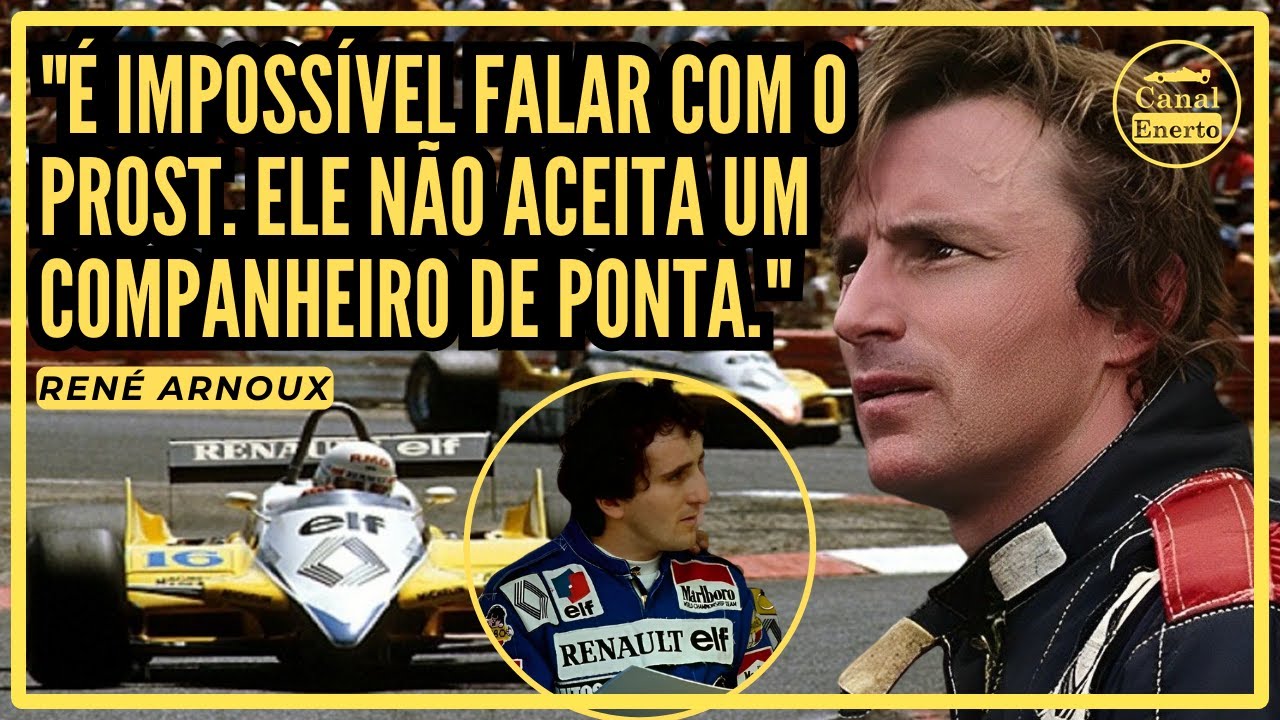 Arnoux rebate Prost sobre a confus&atilde;o na Renault.