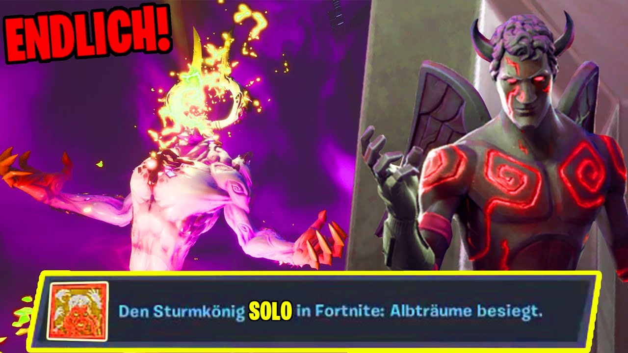 ALLEINE den Sturmkönig VERNICHTET!