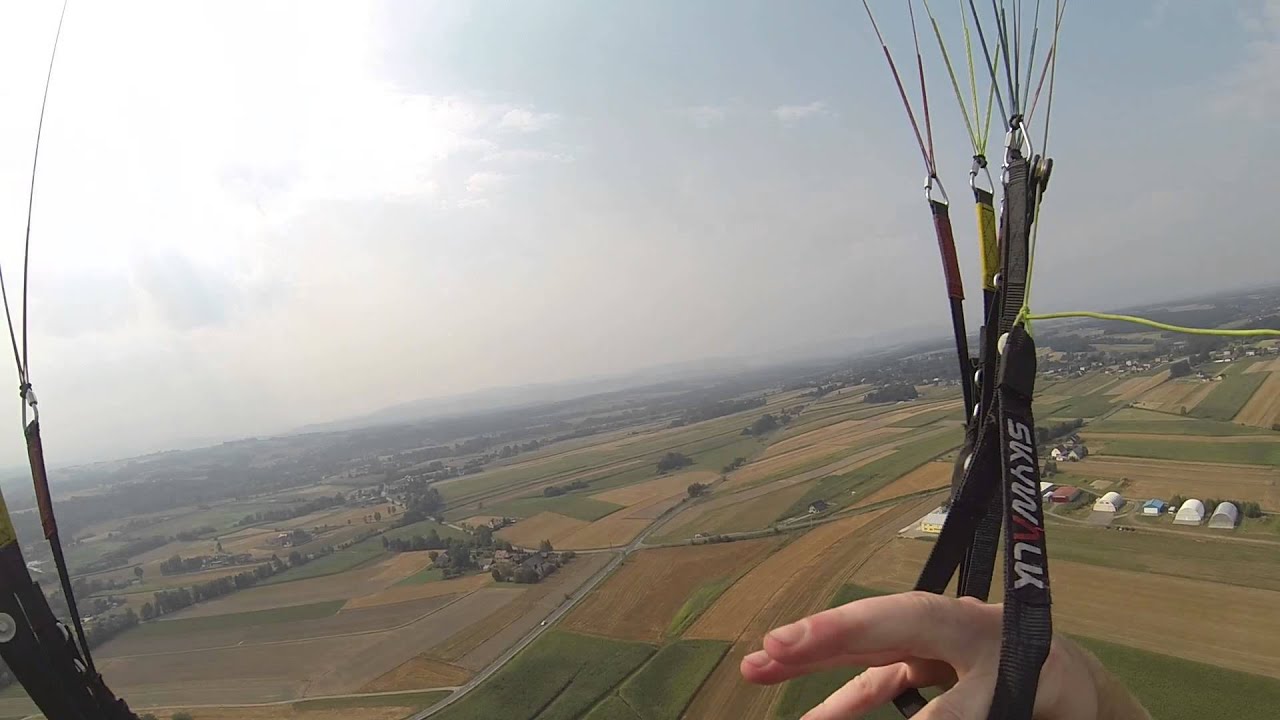 Lot paralotnią na wyciągarce - 2 etap (Zator) ALTI