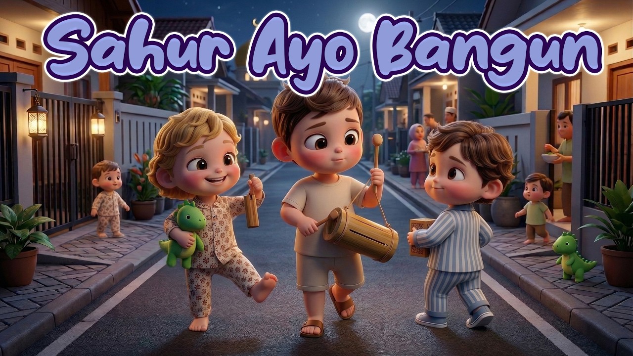 Sahur Ayo Bangun 🌙 Lagu Anak PAUD & TK Ramadhan,Lagu Anak Ramadhan 🌙 Lagu Anak Islami